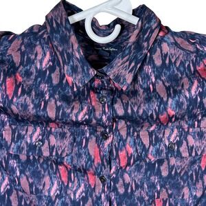 American Eagle Outfitters Button Down Shirt Long Sleeve Abstract‎ Print Medium